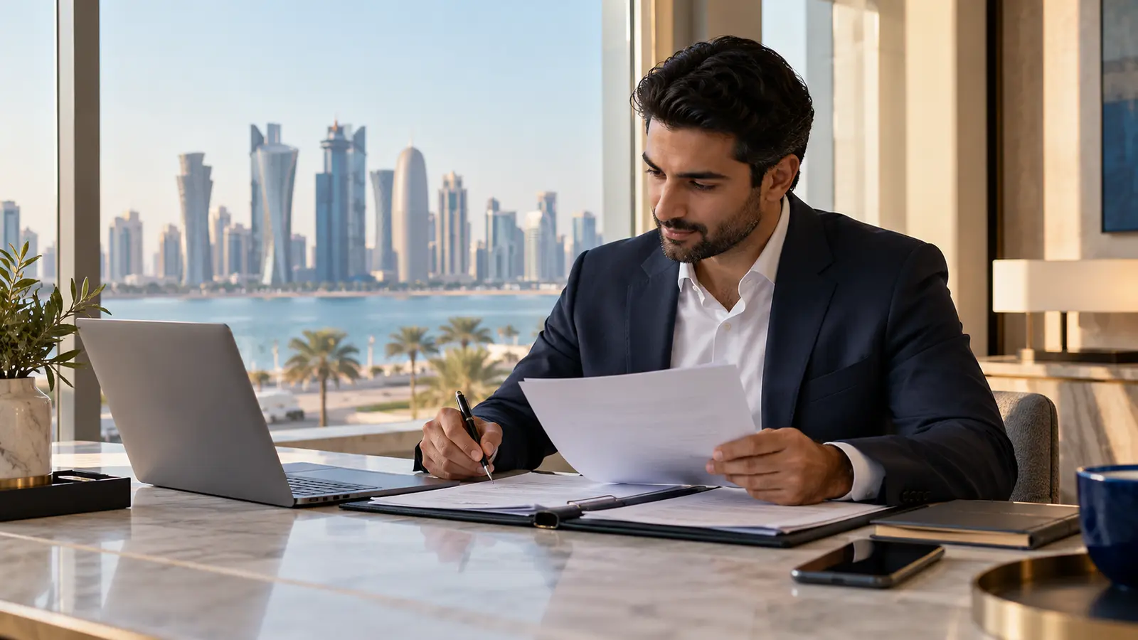 الخدمات المصرفية للمقيمين الأجانب في قطر
